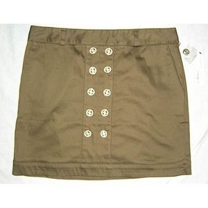 NWT Women's Adrienne Vittadini Pine Green Skirt Size 10